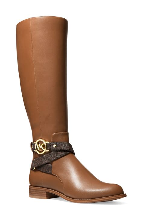 michael kors knee high boots|embellished knee high boots.